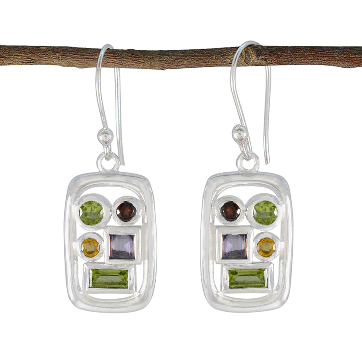 Dayana multicolor Mid weight Penta Dangle Earring Multi multicolor Dangle