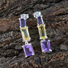 Natalie multicolor Minimal multiple Stud Earring
