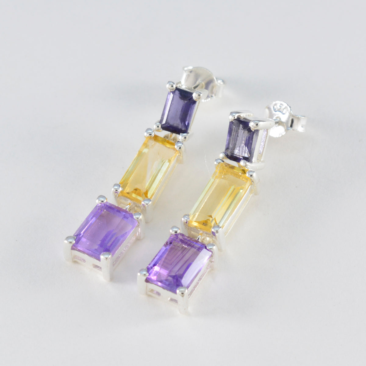 Natalie multicolor Minimal multiple Stud Earring