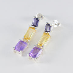Natalie multicolor Minimal multiple Stud Earring