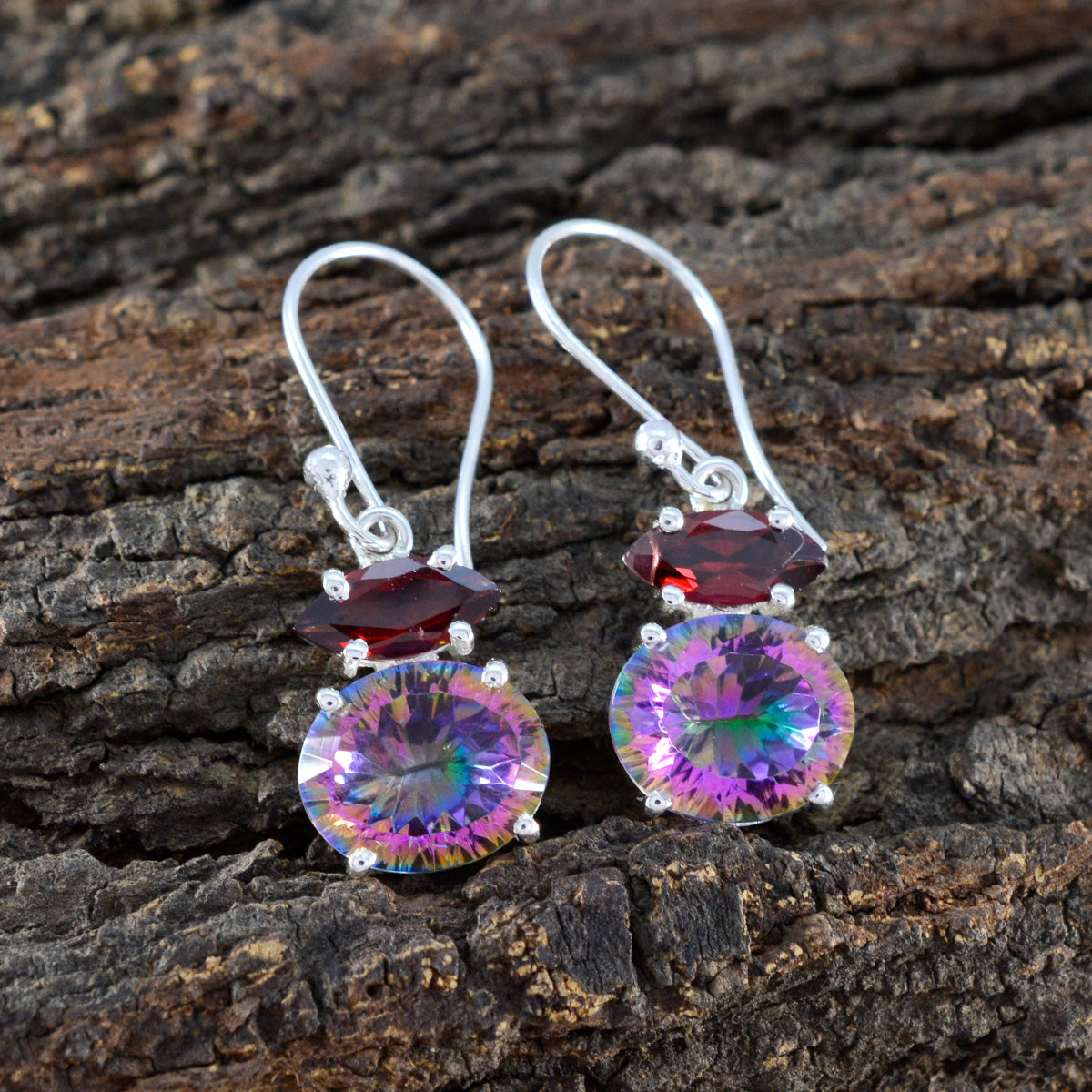 Li Lee multicolor Slim multiple Dangle Earring