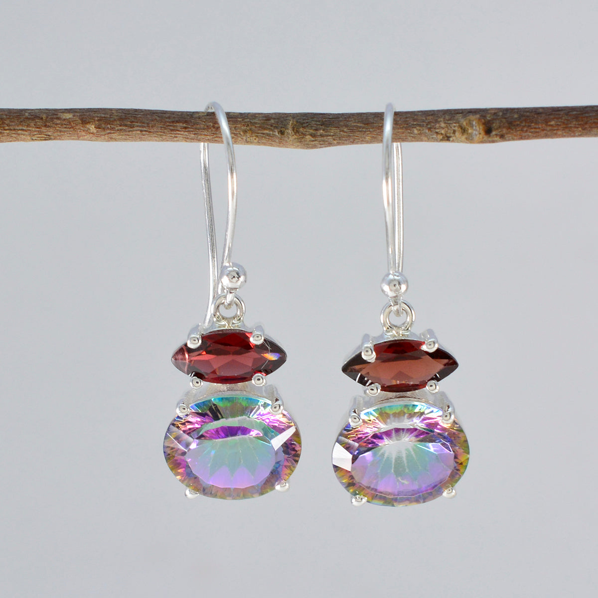 Li Lee multicolor Slim multiple Dangle Earring