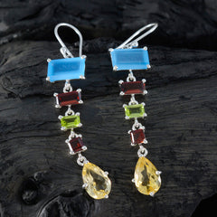 Victoria multicolor Edgy Penta Dangle Earring