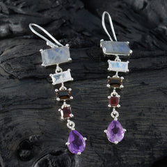 Aiko multicolor Edgy Penta Dangle Earring