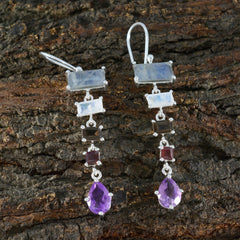 Aiko multicolor Edgy Penta Dangle Earring