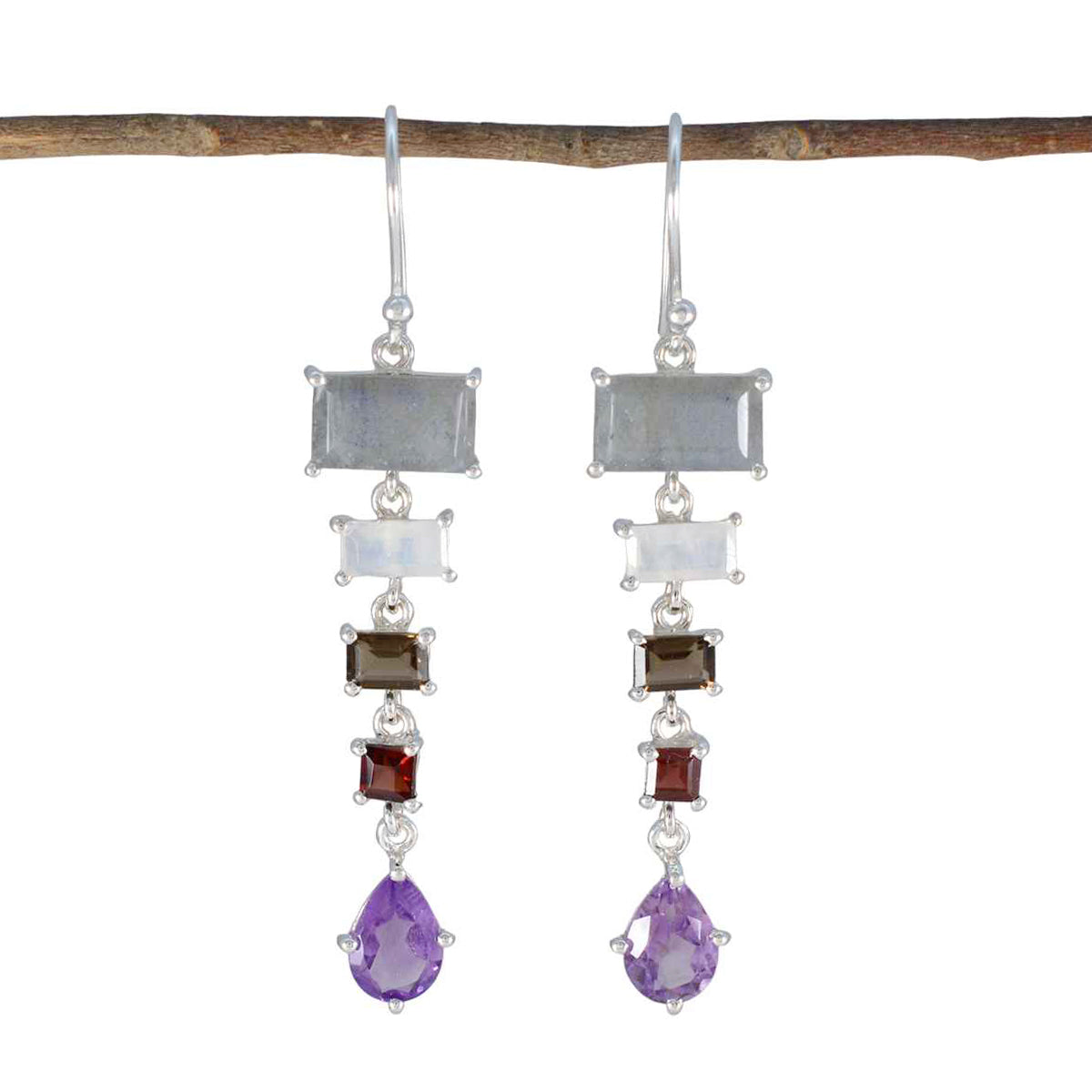 Aiko multicolor Edgy Penta Dangle Earring Multi multicolor Dangle
