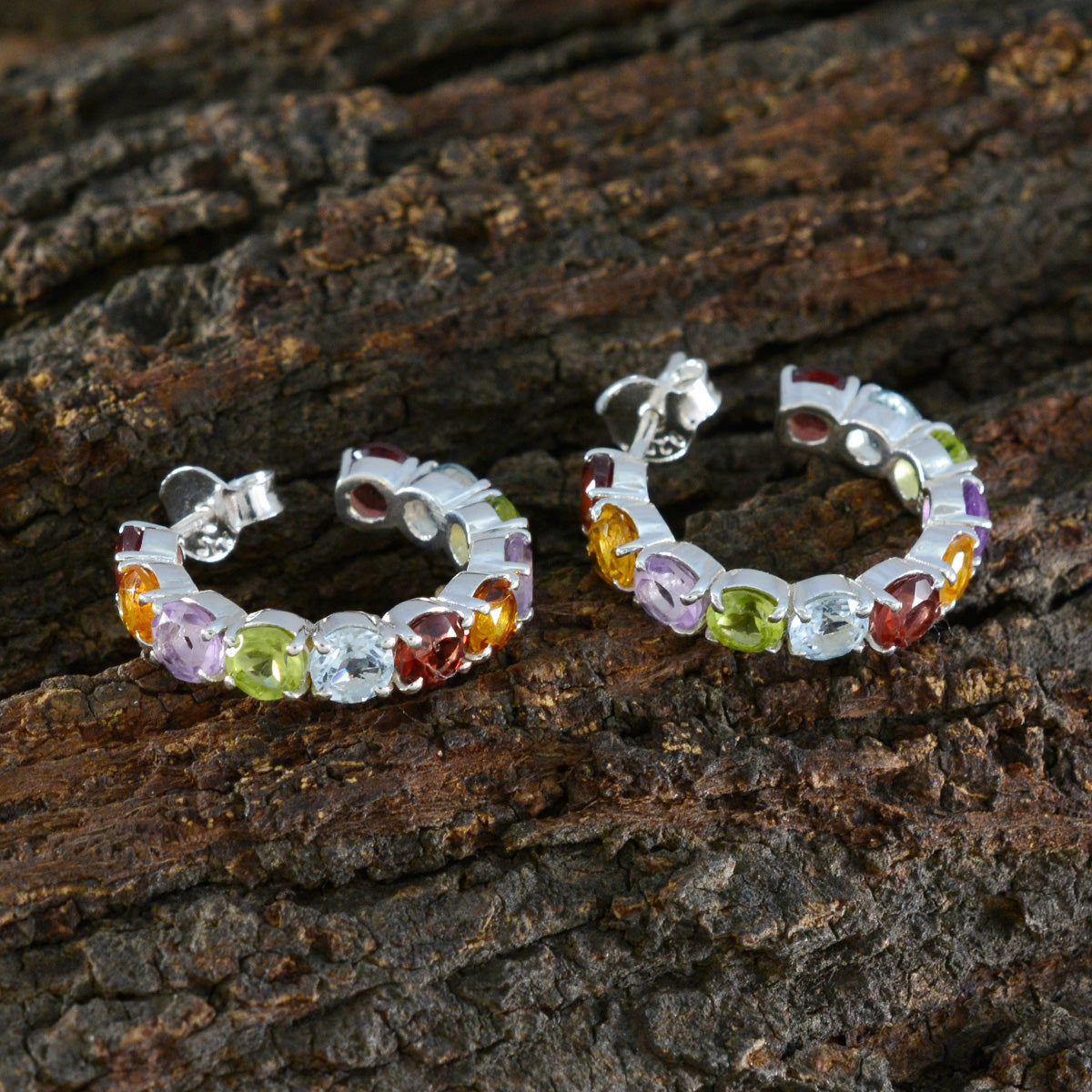 Julieta multicolor Slim multiple Stud Earring