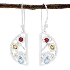 Zoe multicolor Minimal multiple Dangle Earring Multi multicolor Dangle