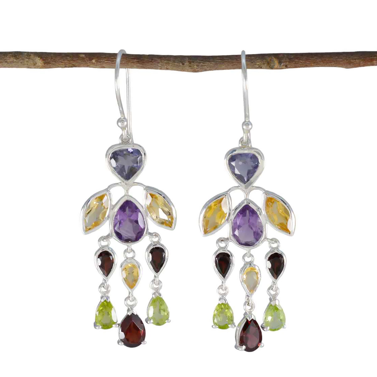 Soo jin multicolor Versatile multiple Dangle Earring Multi multicolor Dangle