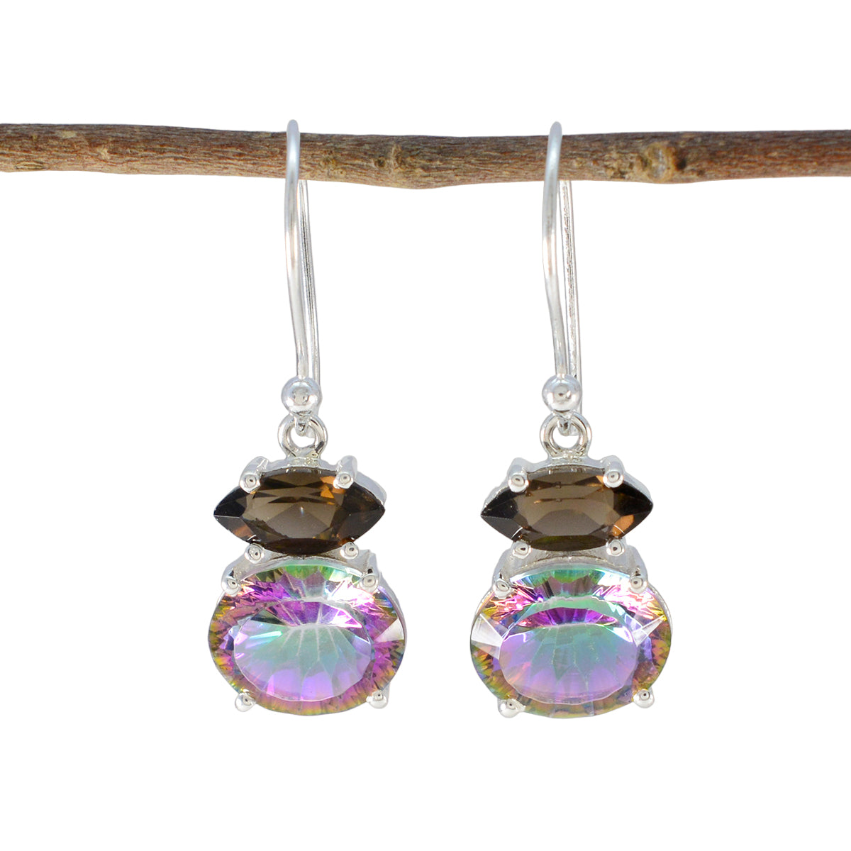 Ling multicolor Slim multiple Dangle Earring Multi multicolor Dangle