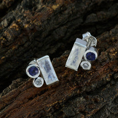 Natalia multicolor Dainty Trilogy Stud Earring