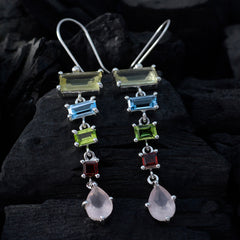 Eun ji multicolor Versatile multiple Dangle Earring
