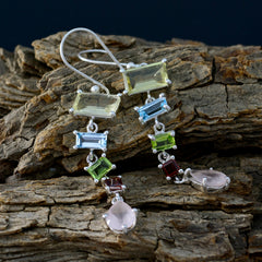 Eun ji multicolor Versatile multiple Dangle Earring