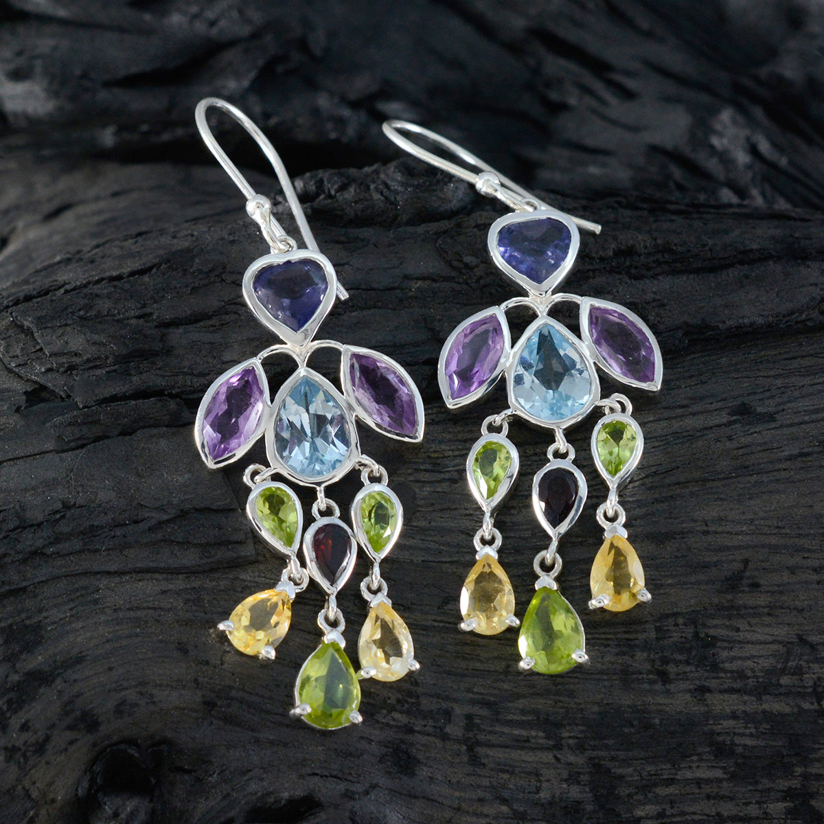 Wen multicolor Versatile multiple Dangle Earring