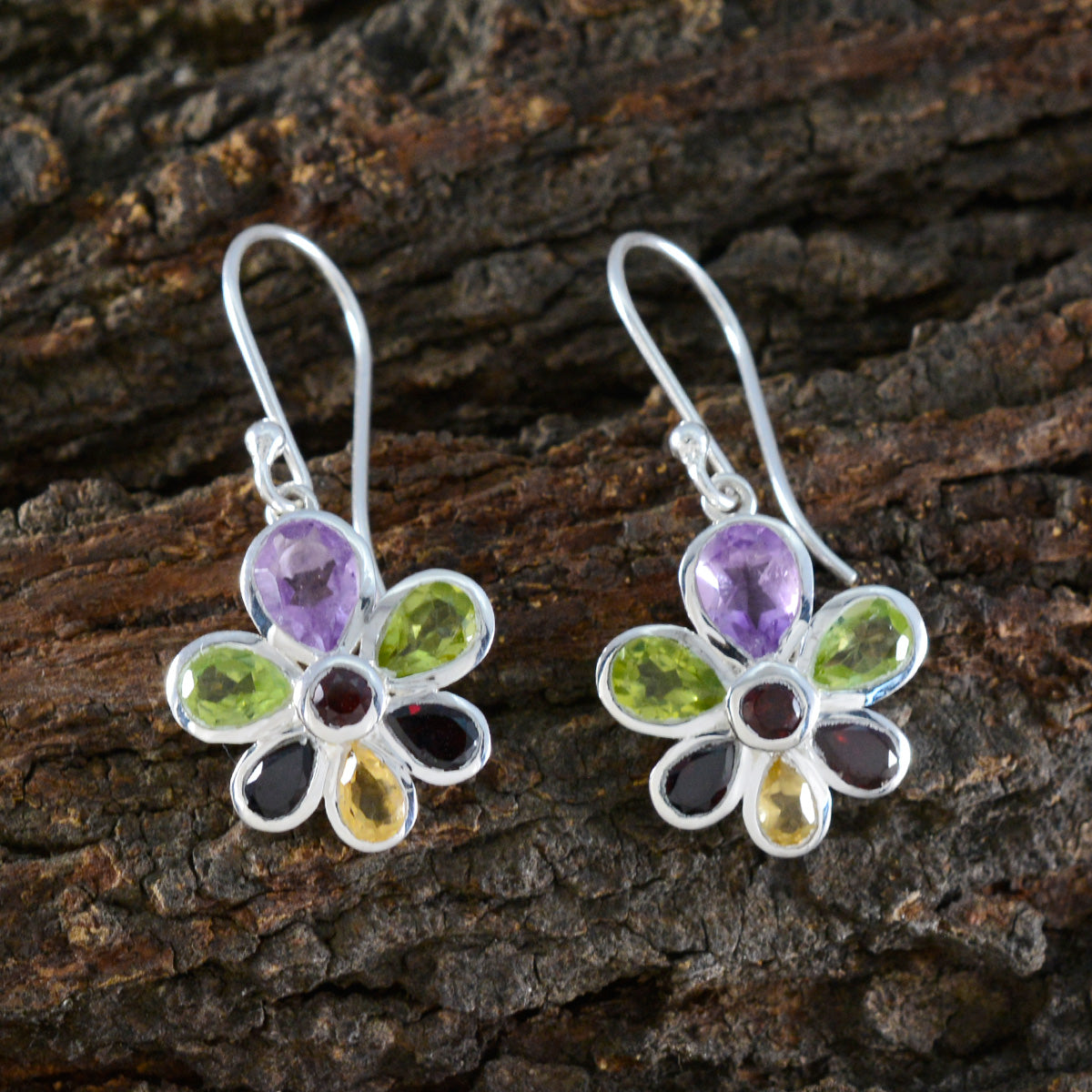 Ivana multicolor Slim multiple Dangle Earring