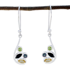 Addison multicolor Dainty quarter Dangle Earring Multi multicolor Dangle