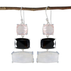 Milagros multicolor Edgy Trilogy Dangle Earring Multi multicolor Dangle