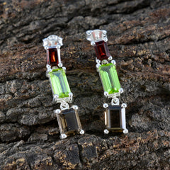 Nora multicolor Minimal multiple Stud Earring
