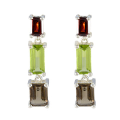 Nora multicolor Minimal multiple Stud Earring Multi multicolor Stud