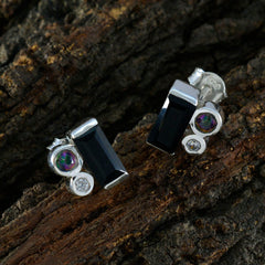 Nayara multicolor Dainty Trilogy Stud Earring