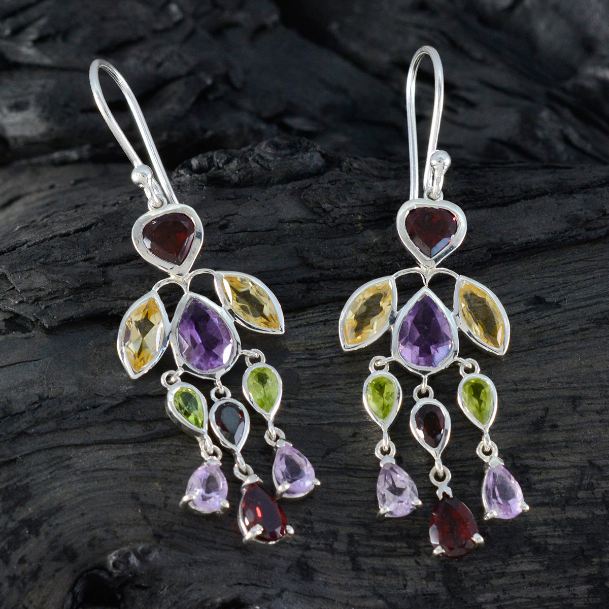 Xiu multicolor Versatile multiple Dangle Earring