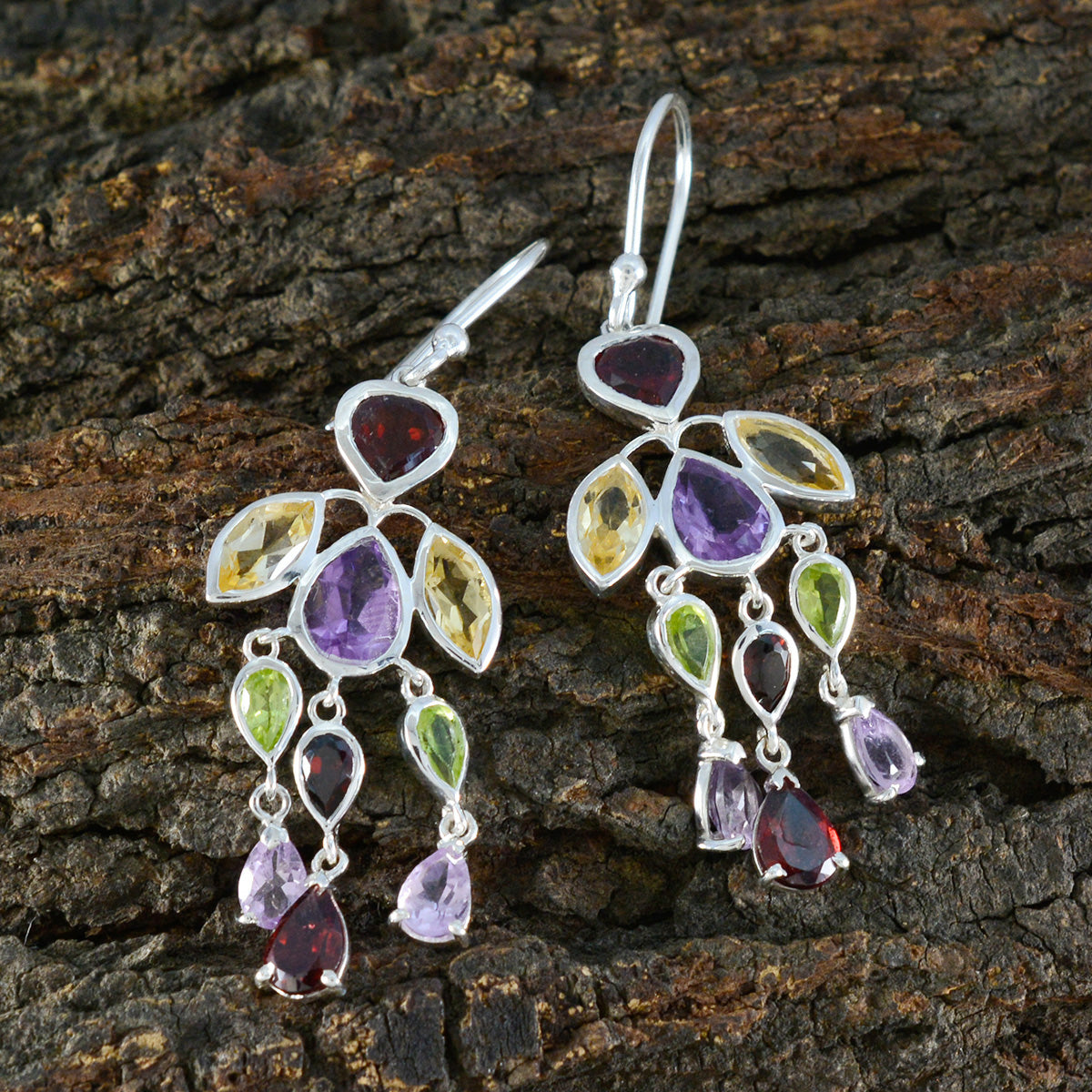Xiu multicolor Versatile multiple Dangle Earring