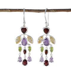 Xiu multicolor Versatile multiple Dangle Earring Multi multicolor Dangle