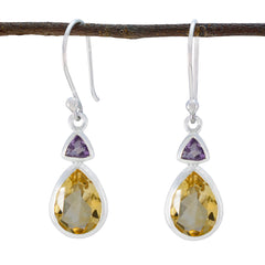 Carla multicolor Slim Toi et Moi Dangle Earring Multi multicolor Dangle