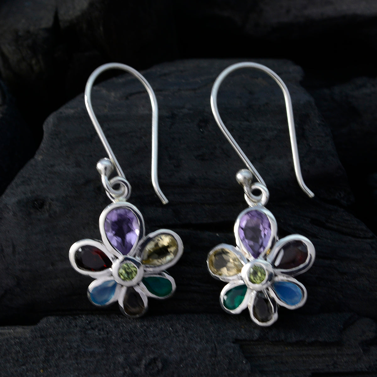 Mei multicolor Whisper thin multiple Dangle Earring
