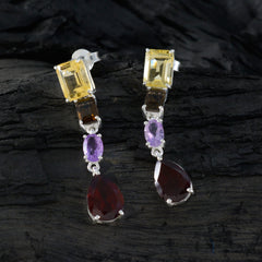 Mariana multicolor Slim quarter Stud Earring