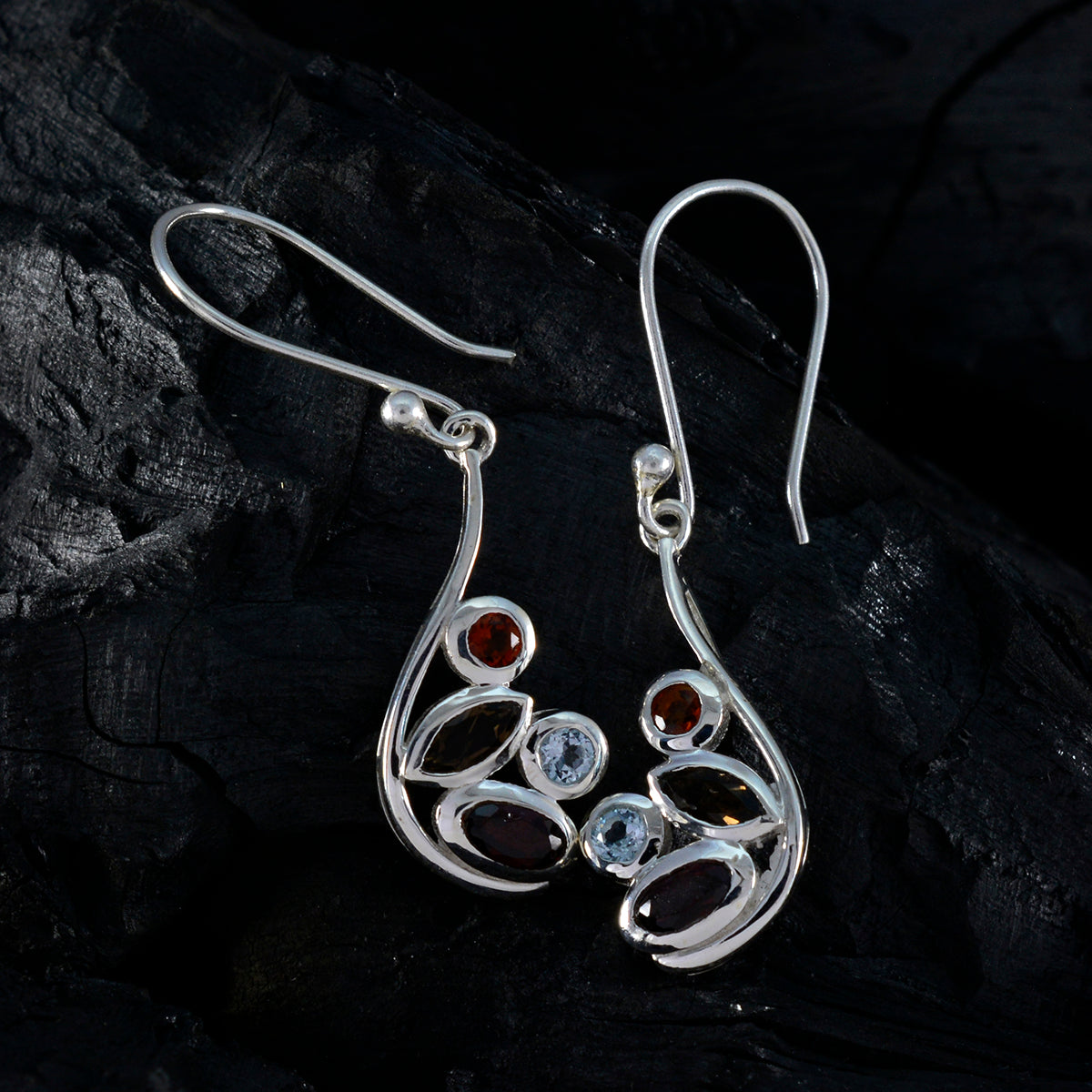 Agnes multicolor Dainty quarter Dangle Earring