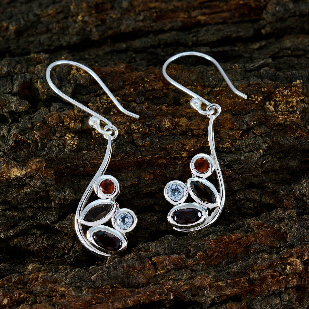 Agnes multicolor Dainty quarter Dangle Earring