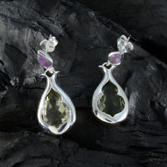 Greta multicolor Edgy Toi et Moi Stud Earring