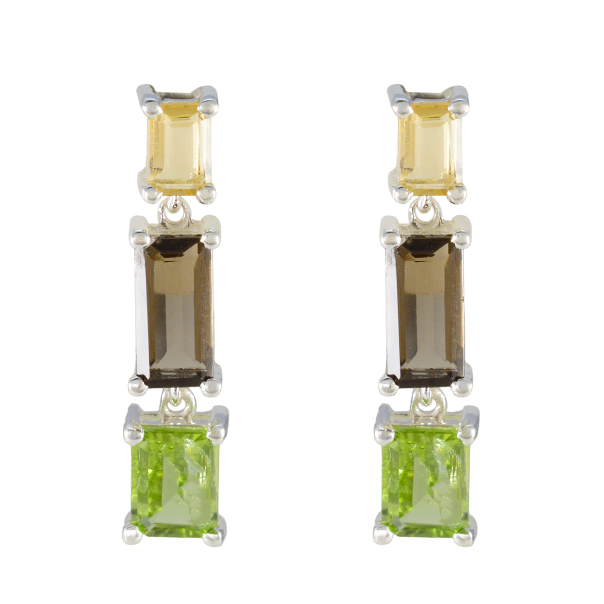 Nova multicolor Minimal multiple Stud Earring Multi multicolor Stud