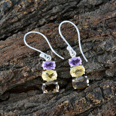 Zoe multicolor Dainty multiple Dangle Earring