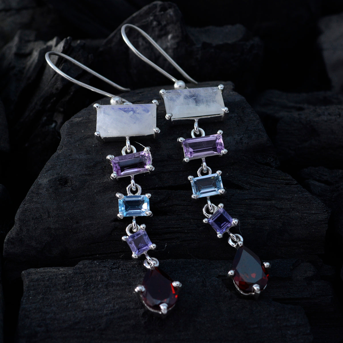 Bella multicolor Versatile multiple Dangle Earring