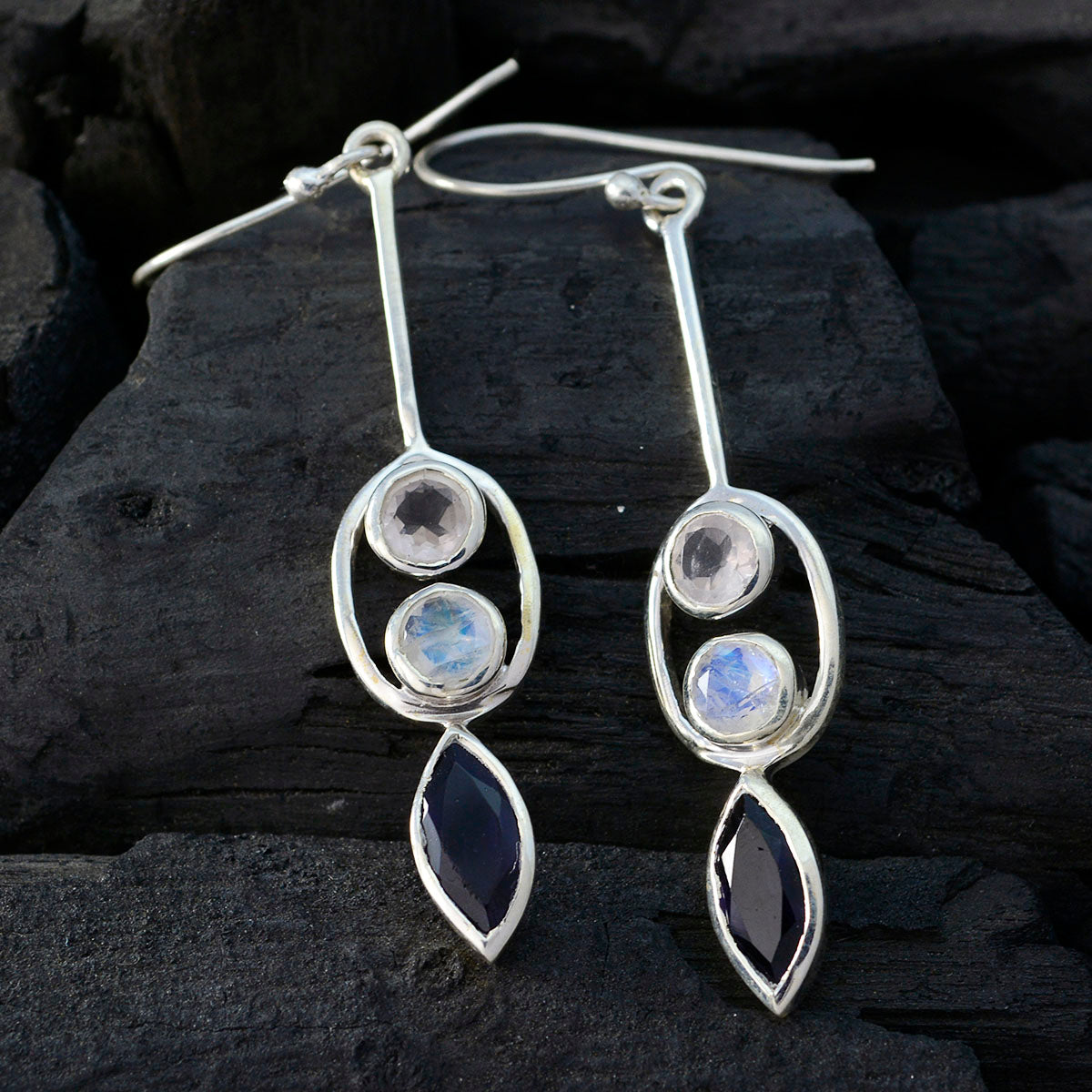 Evelyn multicolor Tiny multiple Dangle Earring