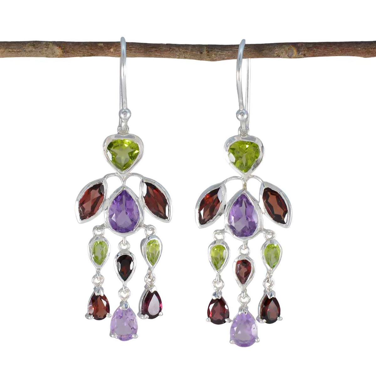 Yan multicolor Versatile multiple Dangle Earring Multi multicolor Dangle