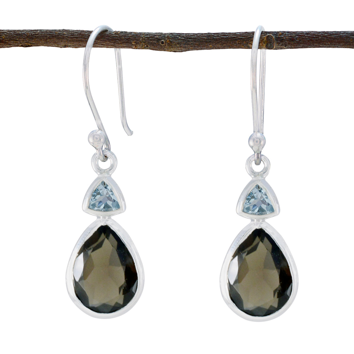 Carolina multicolor Slim Toi et Moi Dangle Earring Multi multicolor Dangle