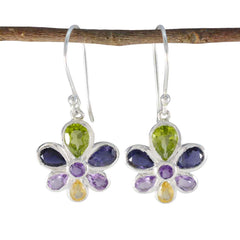 Joaquina multicolor Slim multiple Dangle Earring Multi multicolor Dangle