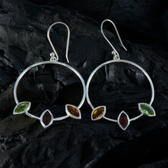 Natalie multicolor Minimal Trilogy Dangle Earring