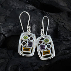 Gabriela multicolor Mid weight Penta Dangle Earring