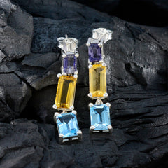 Olivia multicolor Minimal multiple Stud Earring