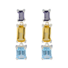 Olivia multicolor Minimal multiple Stud Earring Multi multicolor Stud