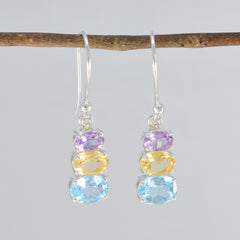 Zoey multicolor Dainty multiple Dangle Earring