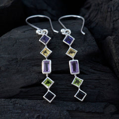 Andrea multicolor Delicate multiple Dangle Earring
