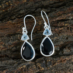 Cecilia multicolor Slim Toi et Moi Dangle Earring
