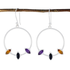 Nella multicolor Minimal Trilogy Dangle Earring Multi multicolor Dangle