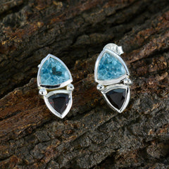 Addison multicolor Slim Toi et Moi Stud Earring
