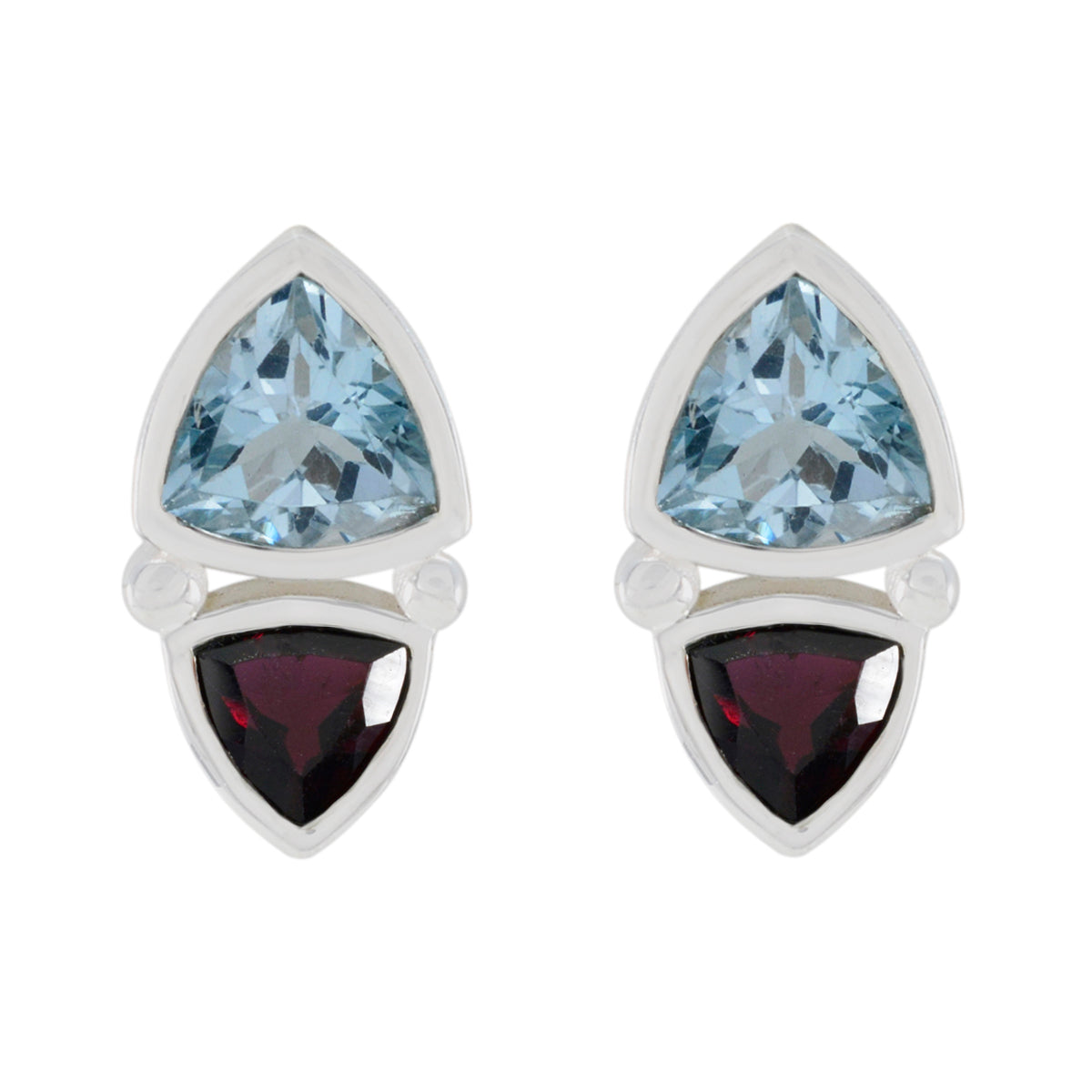Addison multicolor Slim Toi et Moi Stud Earring Multi multicolor Stud